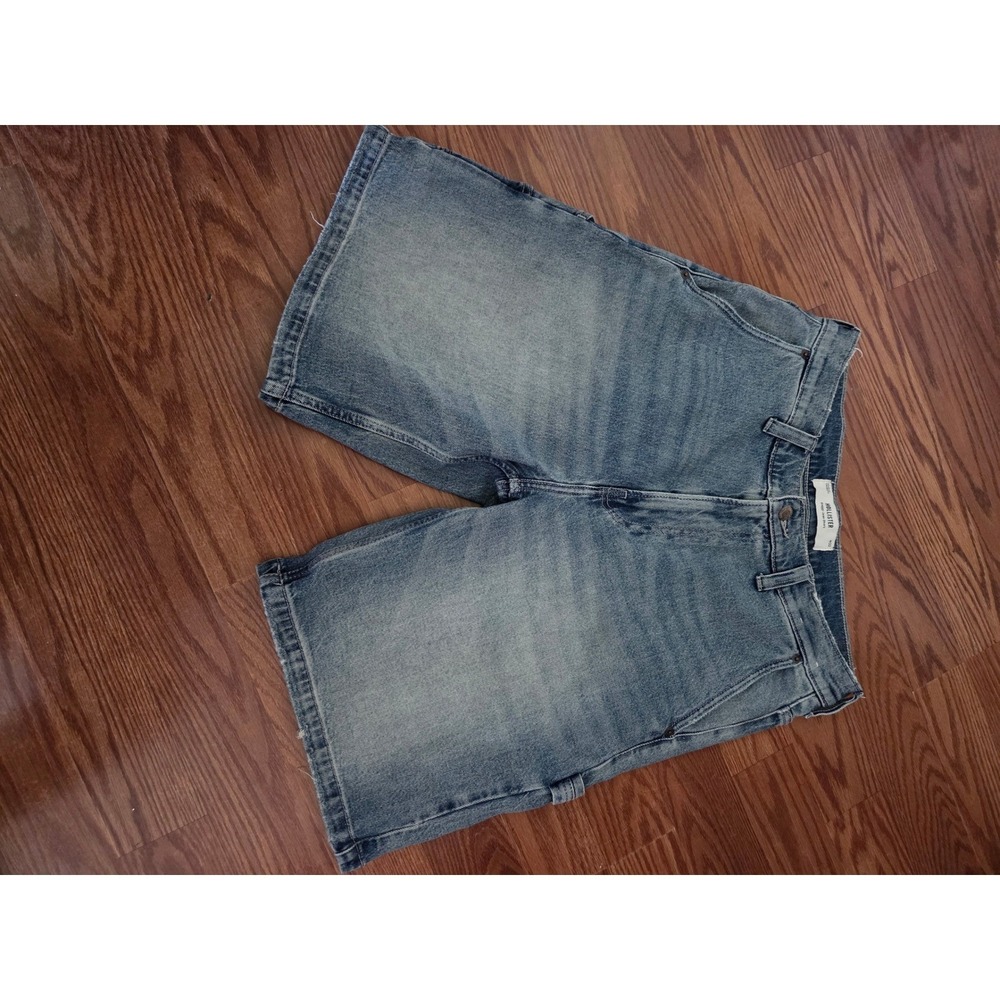 Hollister Baggy Jean Shorts Mensβ 32 Medium Wash Blue Carpenter Denim Shorts W32